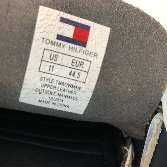 Tommy Hilfiger Men’s Navy Boat Shoes 11 - Picture 4 of 5